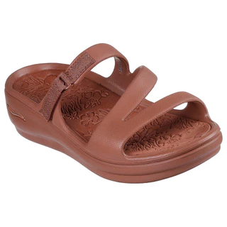 Skechers สเก็ตเชอร์ส รองเท้าแตะผู้หญิง Women Arch Fit Ascend Foamies Shoes - 111232-RUST