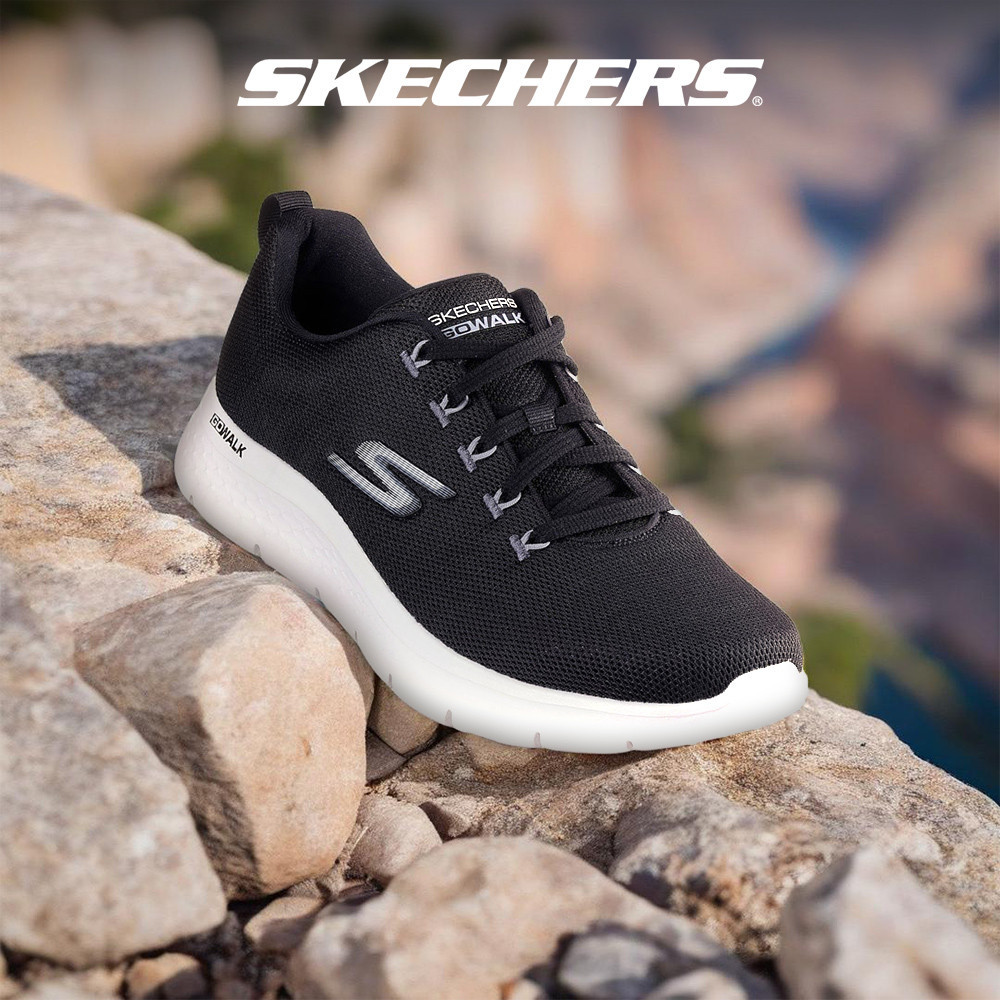 Skechers สเก็ตเชอร์ส รองเท้าผู้ชาย Men GOwalk Flex GOwalk Shoes - 216328-BKW