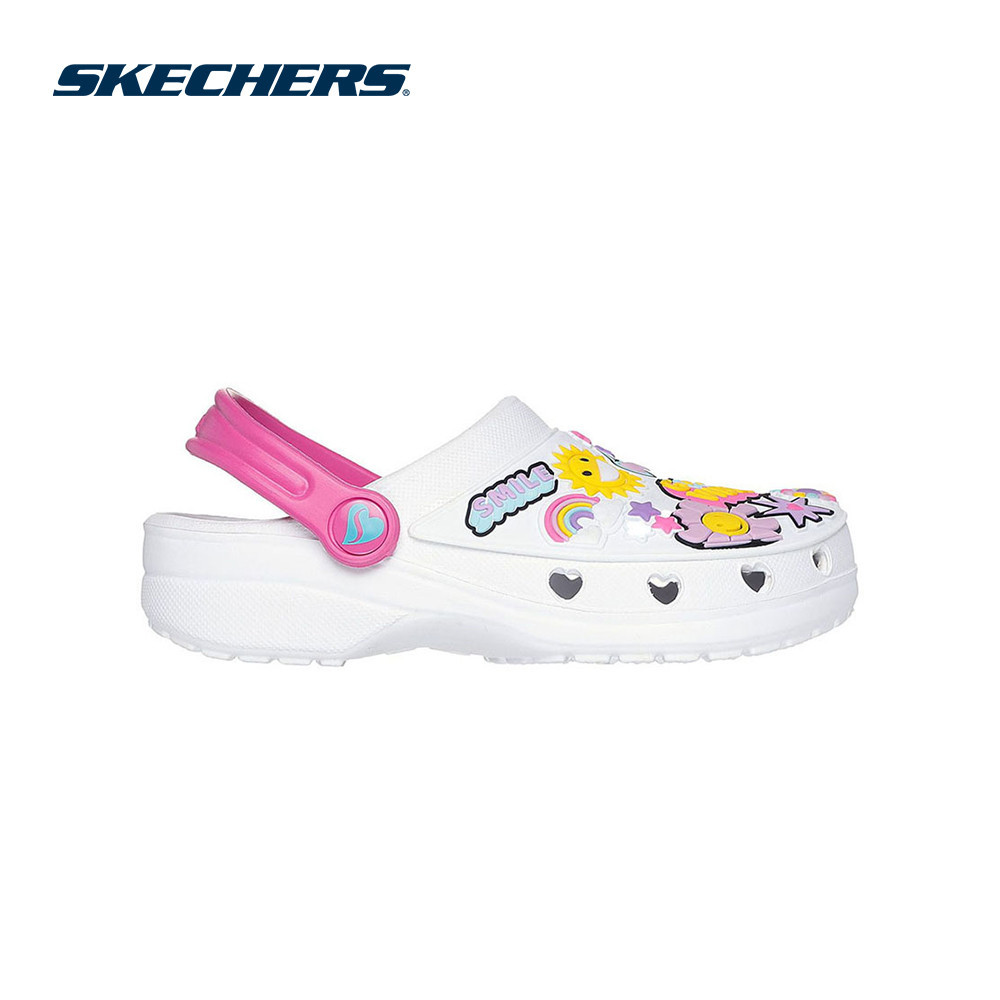 Skechers สเก็ตเชอร์ส รองเท้าเด็กผู้หญิง Girls Foamies Heart Charmer Vibin Friends Shoes - 308354L-WM