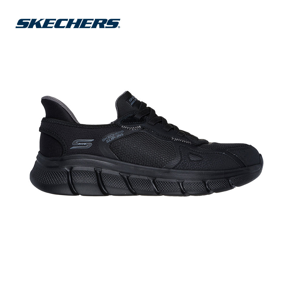Skechers สเก็ตเชอร์ส รองเท้าลำลองผู้ชาย Men Slip-ins Bobs B Flex Casual Shoes - 118314-BBK Memory Foam
