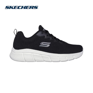 Skechers สเก็ตเชอร์ส รองเท้าลำลองผู้ชาย Men BOBS Sport B Flex Chill Edge Casual Shoes - 118106-BLK Memory Foam