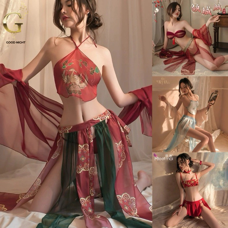ชุดจีน บางกอกคณิการ์ ชุดตรุษจีน ชุดกี่เพ้า  ชุดนอนเซ็กซี่ รวมรุ่น R/J1