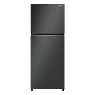 Hitachi ฮิตาชิ ตู้เย็น 2 ประตู 13.2 คิว 374 ลิตร Grand Carbon Line รุ่น HRTN6408SGBKTH สีกลาสแบล็ก