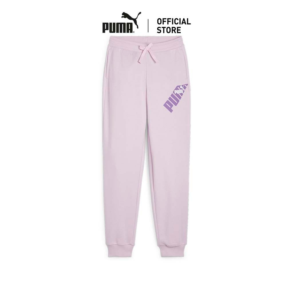 PUMA KIDS - กางเกงเอวสูง PUMA POWER สำหรับวัยรุ่น สีม่วง - 67936460