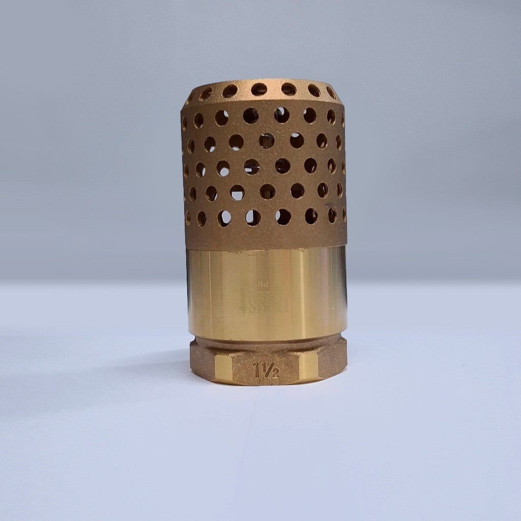 สปริงฟุตวาล์ว รังผึ้ง (ทองเหลือง) DUSS : 3/4 (6 หุน), 1 นิ้ว, 1-1/2 นิ้ว, 2 นิ้ว วาล์วกันย้อน ดัส หัวกะโหลก - รูปที่ 2