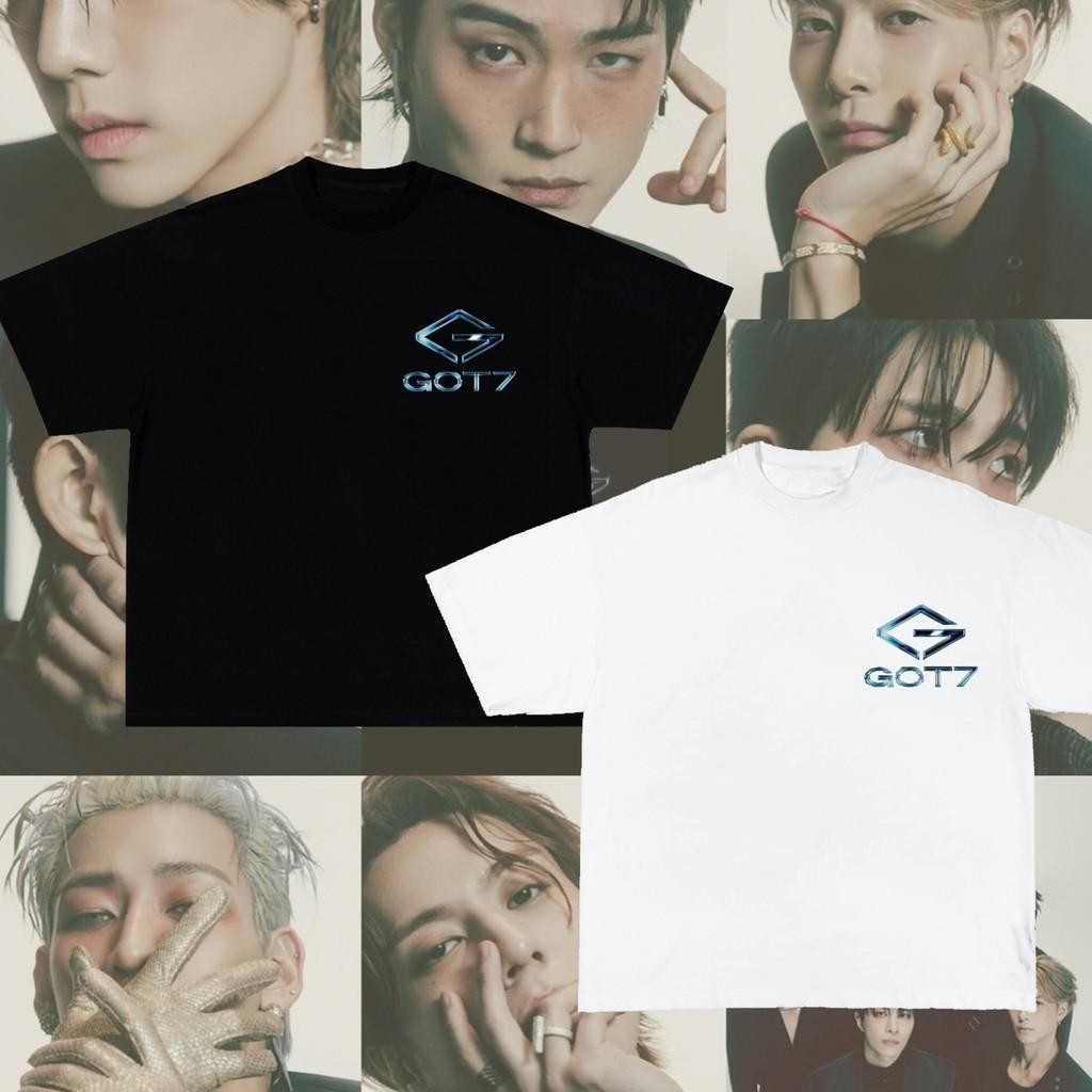 เสื้อยืดโลโก้ GOT7 2025 เสื้อยืดโลโก้ GOT7 สําหรับผู้ชายและผู้หญิง