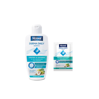 Nizoral Derma Daily ไนโซรัล เดอร์ม่า เดลลี่ แชมพูขจัดรังแค 200 มล.+ (2ชิ้น) 6ml.|คุมความมัน ลดรังแค ฟื้นบำรุงหนังศีรษะ