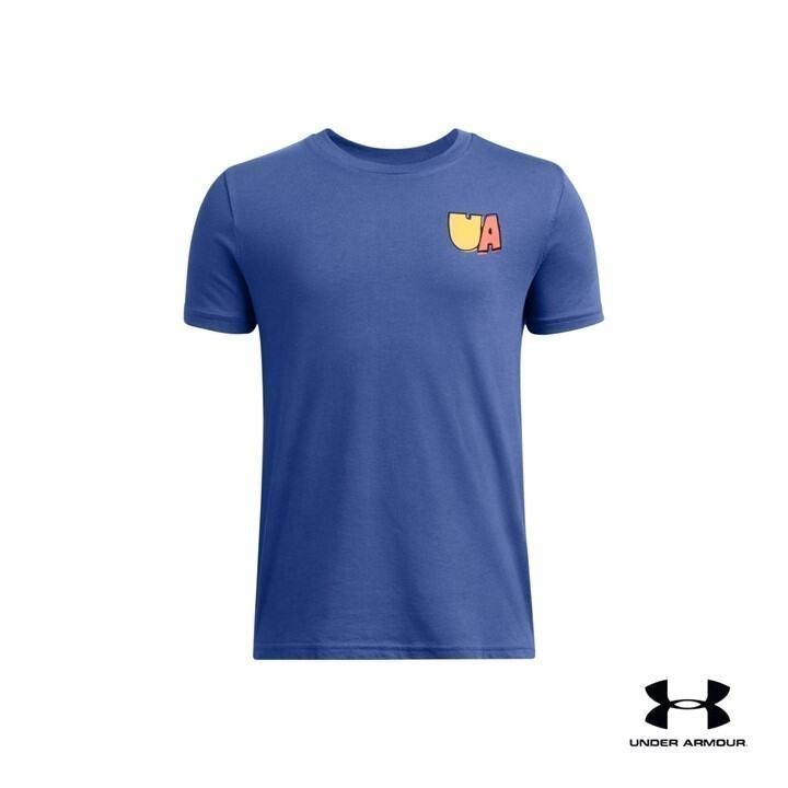 Under Armour Boys' UA BTS Cartoon Letters Short Sleeve
