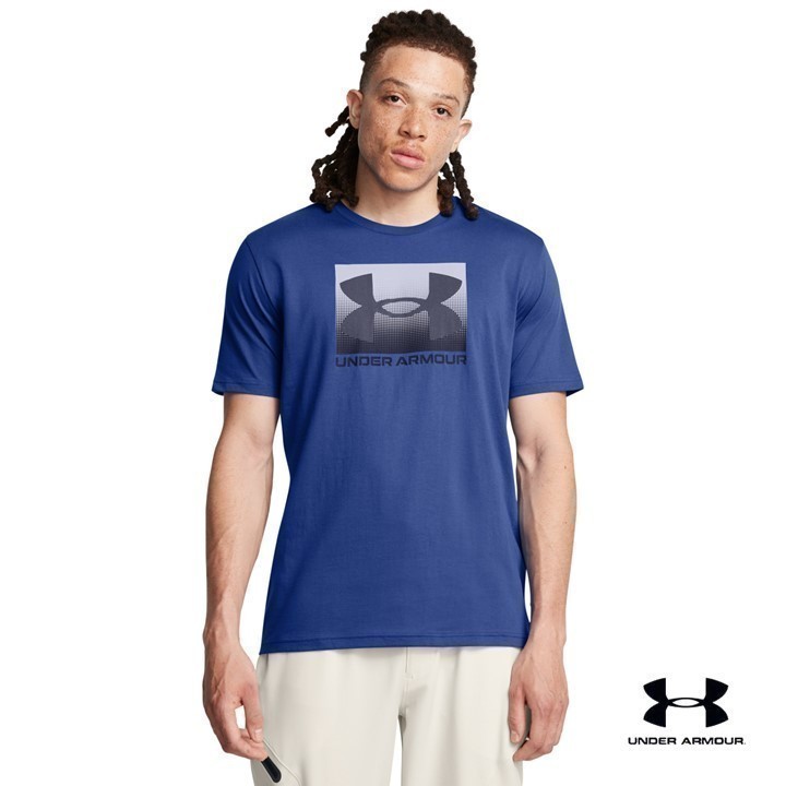 Under Armour เสื้อแขนสั้น UA Boxed Sports สำหรับผู้ชาย