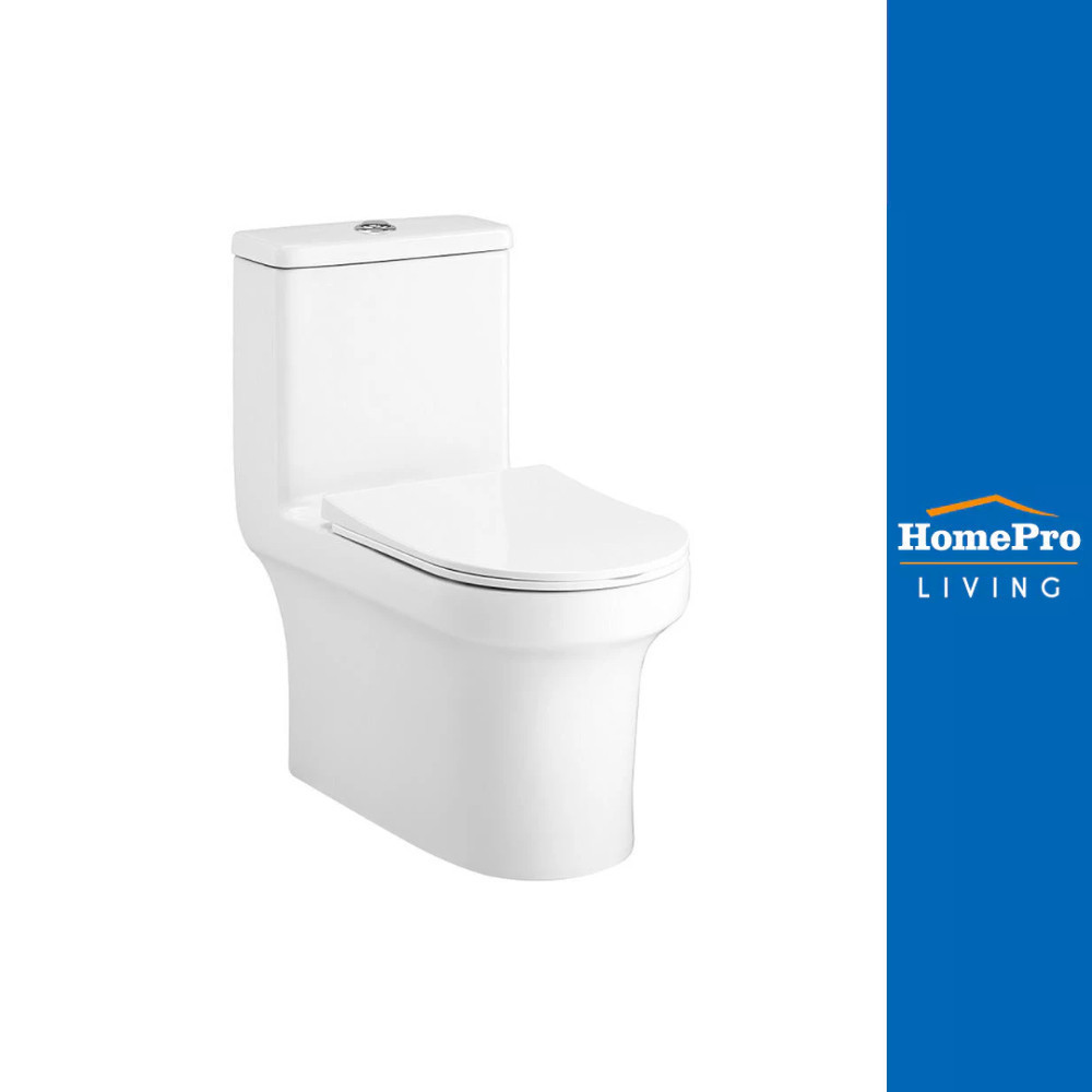 [สินค้าไม่รวมติดตั้ง] COTTO สุขภัณฑ์ 1 ชิ้น รุ่น C11002H 3/4.5L สีขาว Exclusive only @ HomePro