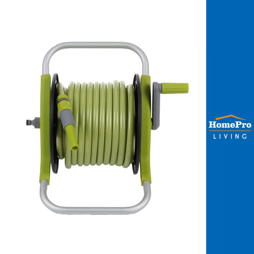 SPRING สายยางโรล W-03 1/2 นิ้วX20 ม. สีเขียว จัดส่งโดย HomePro
