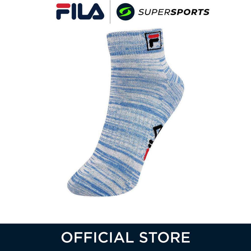 FILA ROSQ32001 สีฟ้า ถุงเท้าผู้ใหญ่