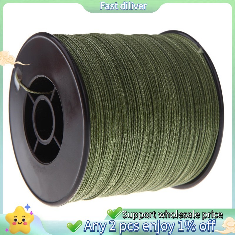 GT-300M สายตกปลา 100 LB 0.55mm Strong PE ถักสีเขียว