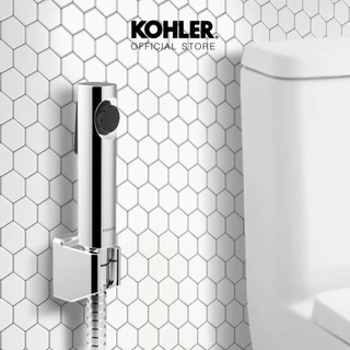 KOHLER (Exclusive1+1) Cuff hygiene spray w/hose and fixed wall bracket สายฉีดชำระ สีโครเมี่ยม K-98100X-B-CP​-2