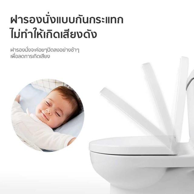 KOHLER (จัดส่ง 5-7 วัน) Karess 1-PC 3/4.8L w/quiet close seat สุขภัณฑ์แบบชิ้นเดียว รุ่นคาเรส K-3902X-S-0 - รูปที่ 5