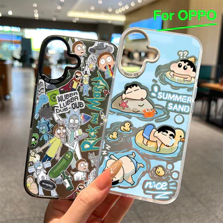 เคส OPPO ตัวการ์ตูน A15 A16 A18 A38 A78 A38 A18 A58 A77 A35 A17 A17K A79 5G A53 A16s A55 A3s A16s A55 A3s ป้องกันการตก
