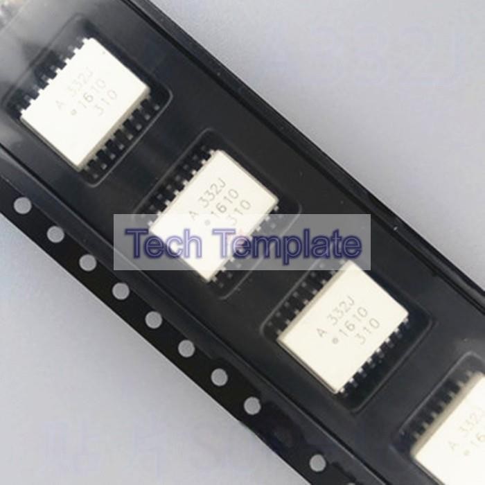 ((1 ชิ้น) ชิ้นส่วนอิเล็กทรอนิกส์ A332J HCPL-A332J SOP-16 Patch Optocoupler ACPL-332J