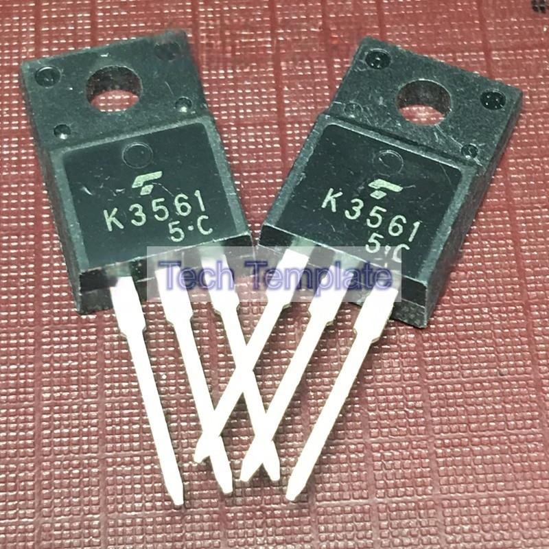 ((1 ชิ้น) ชิ้นส่วนอิเล็กทรอนิกส์ K3561 2SK3561 คลังสินค้าพร้อม MOS Field Effect Power Tube TO-220F 5