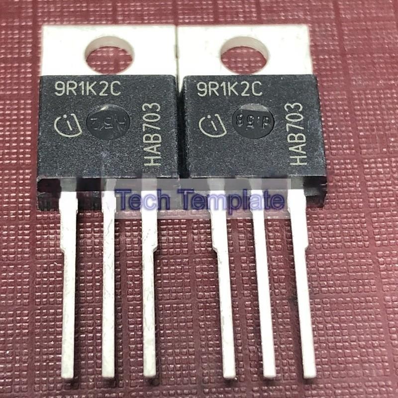 ((1 ชิ้น) ชิ้นส่วนอิเล็กทรอนิกส์ 9R1K2C IPP90R1K2C3 คลังสินค้าพร้อม TO-220 900V 5.1A MOS Field Effec