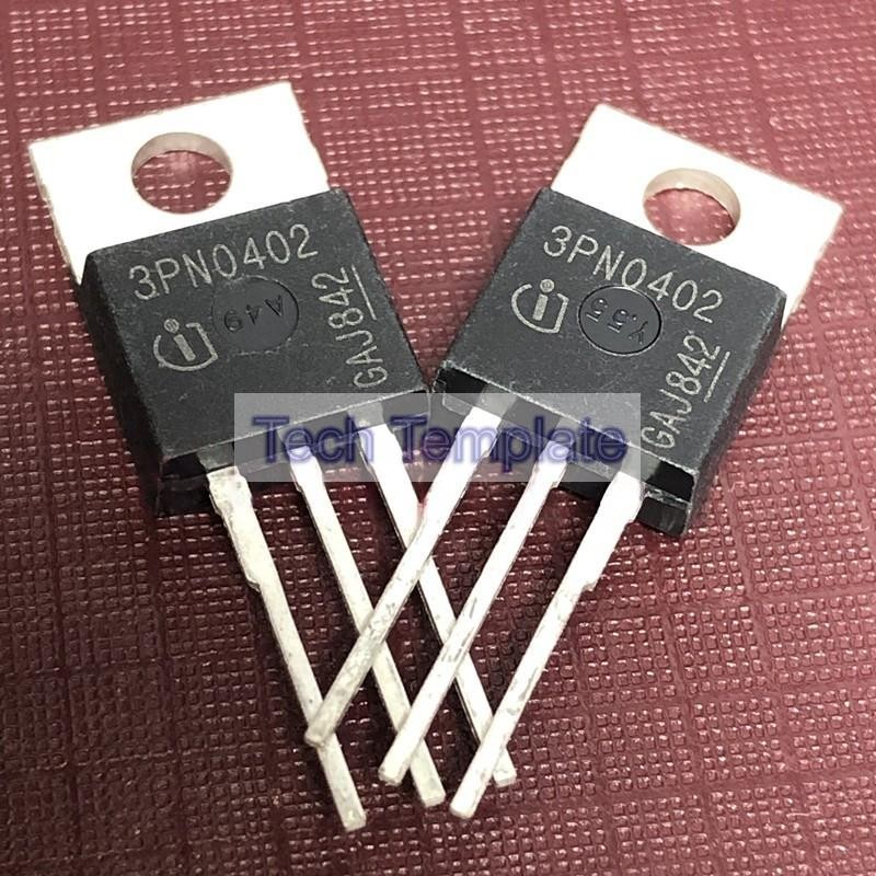 ((1 ชิ้น) ชิ้นส่วนอิเล็กทรอนิกส์ IPP120N04S3-02 3PN0402 คลังสินค้าพร้อม TO-220 40V 120A MOS Field Ef