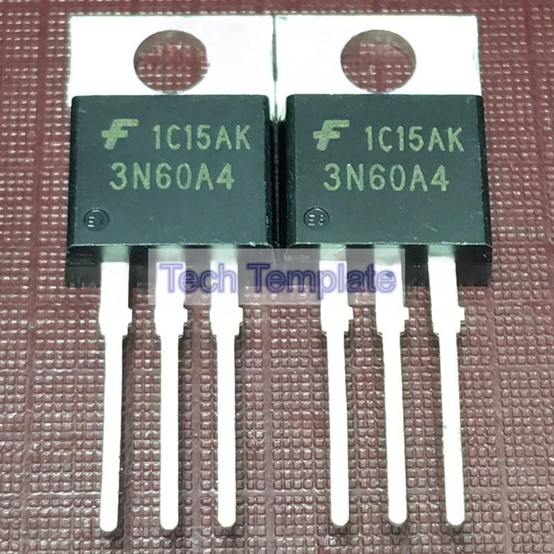 ((1 ชิ้น) ชิ้นส่วนอิเล็กทรอนิกส์ 3N60A4 HGTP3N60A4 Ready Stock MOS Field Effect Power Tube TO-220