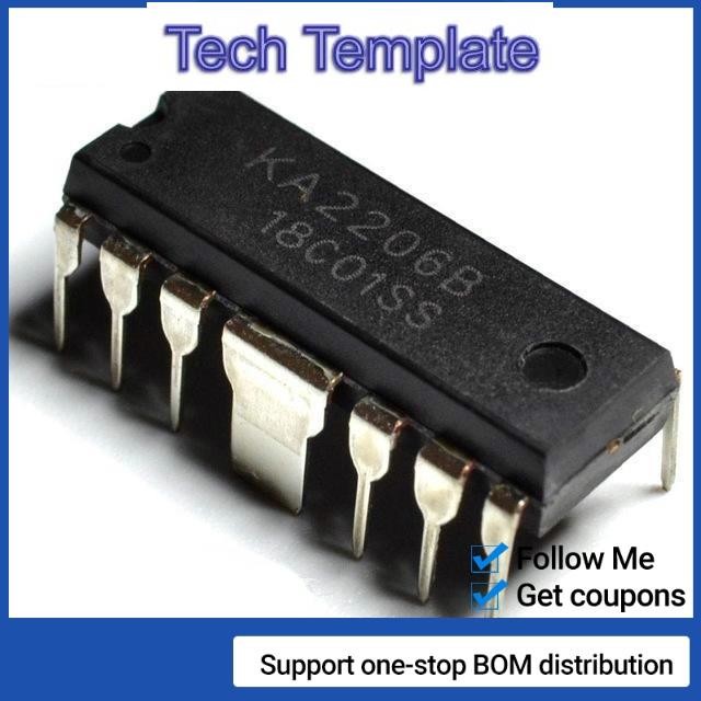 ของแท้ ชิพ IC เครื่องขยายเสียง KA2206b KA2206 DIP-12 20 ชิ้น