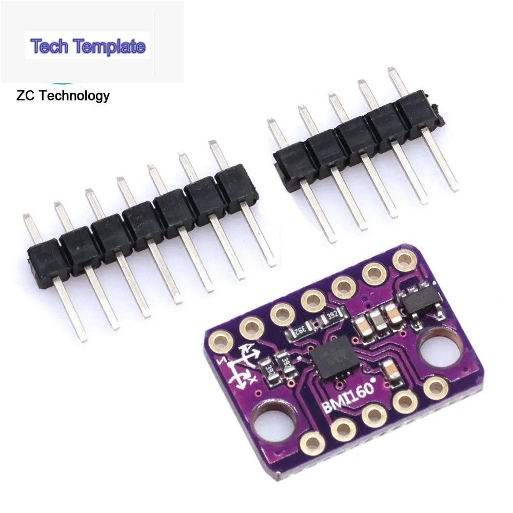 Bmi160 6DOF อัตรา 6 แกน Gyro Gravity Accelerometer เซนเซอร์โมดูล IIC I2C SPI การสื่อสาร Protocol 3-5