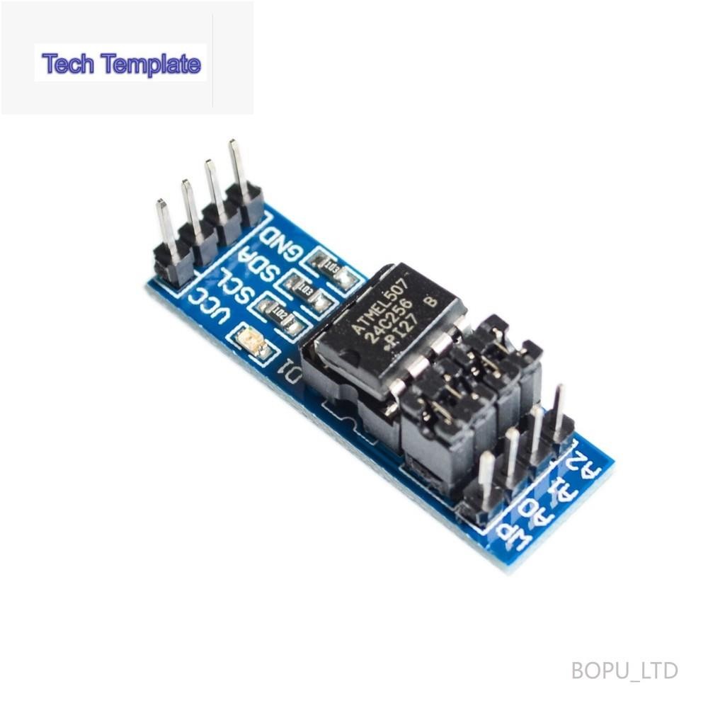 โมดูลหน่วยความจํา AT24C256 อินเทอร์เฟซ I2C EEPROM ในสต็อก