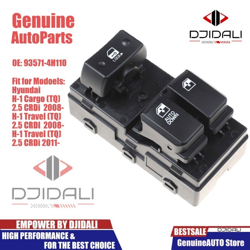 สวิตช์กระจกไฟฟ้า สําหรับ Hyundai H1 Cargo 2008- Travel 2008- (93571-4H110)