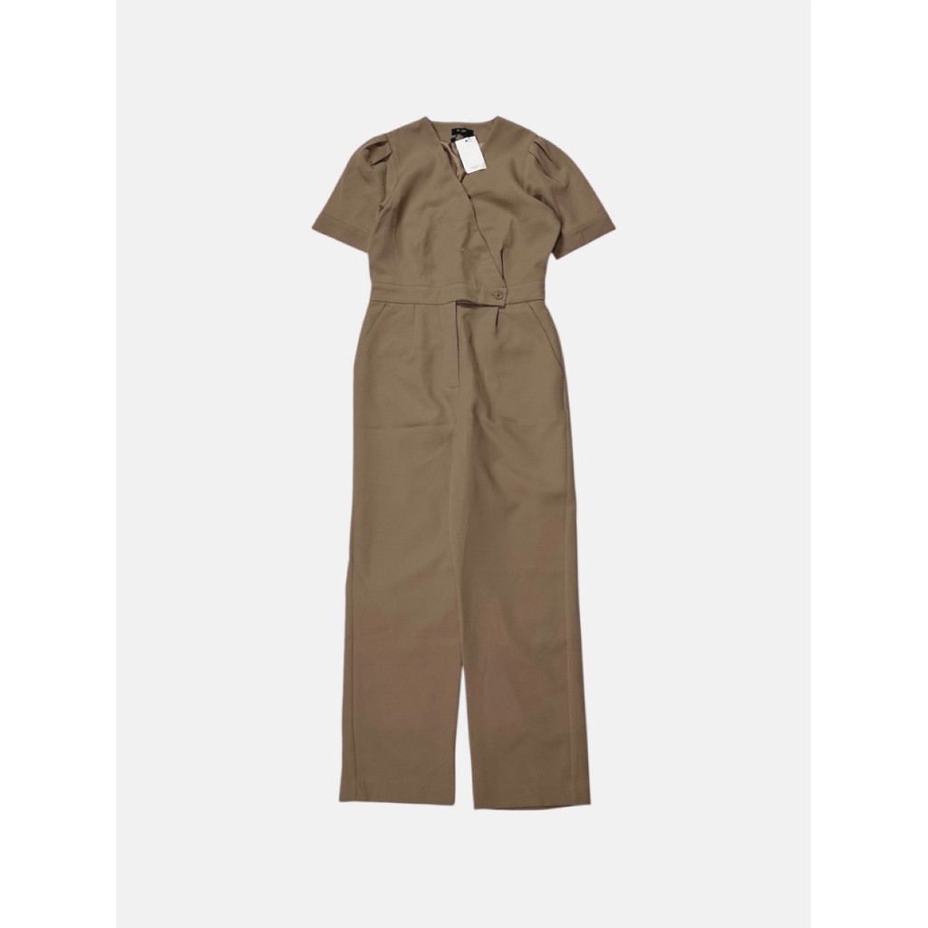 basement online jumpsuit จั๊มสูทสีน้ำตาล ไซต์ F  งานแบรนด์ญี่ปุ่นมือ 1