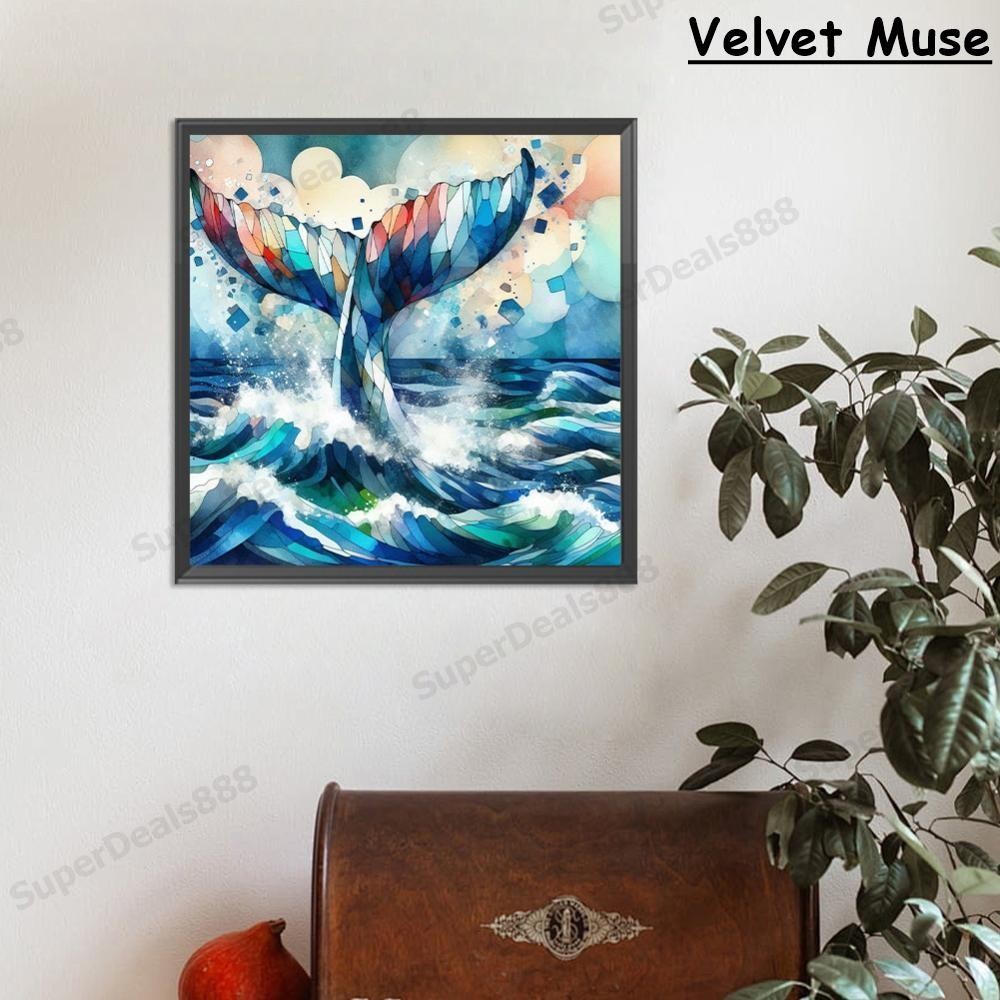 # Paint By Numbers Kit On Canvas DIY Oil Art Animal Picture Home Wall Decor40x40 [SuperDeals888.th]