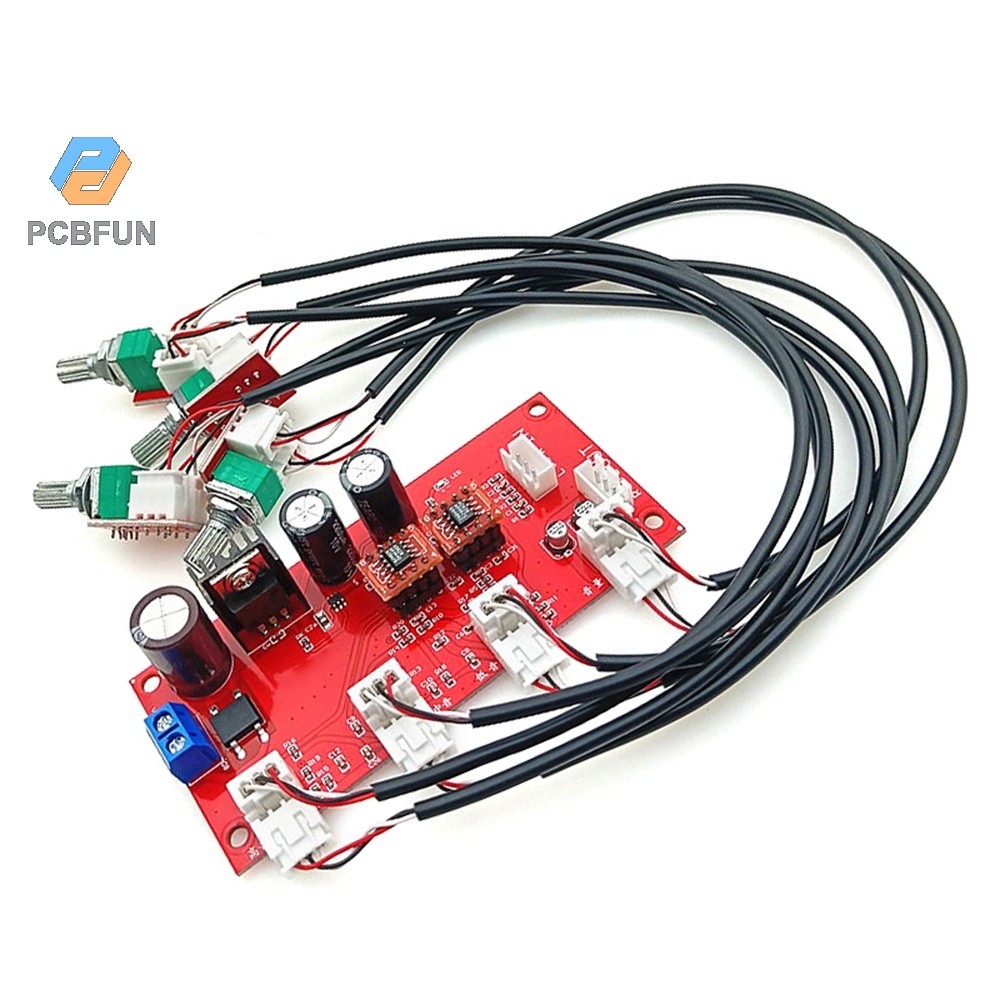 Pcbfun Ad828 บอร์ดขยายเสียงสเตอริโอ Hifi ควบคุมระดับเสียง