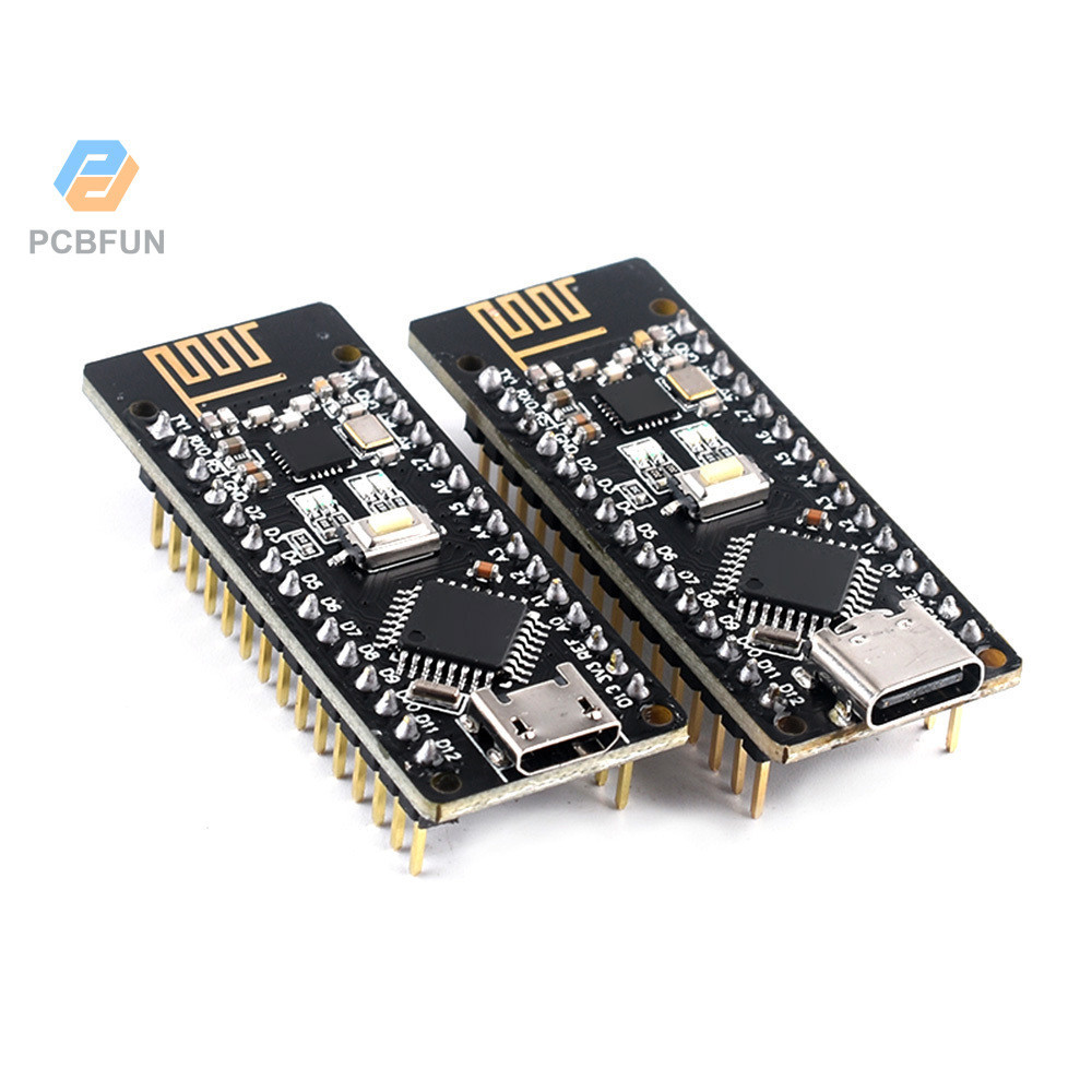 Pcbfun Nano 3.0 ATmega328P Type-C USB CH340 Controller สําหรับ Arduino Nano CH340 USB Driver Nano V3