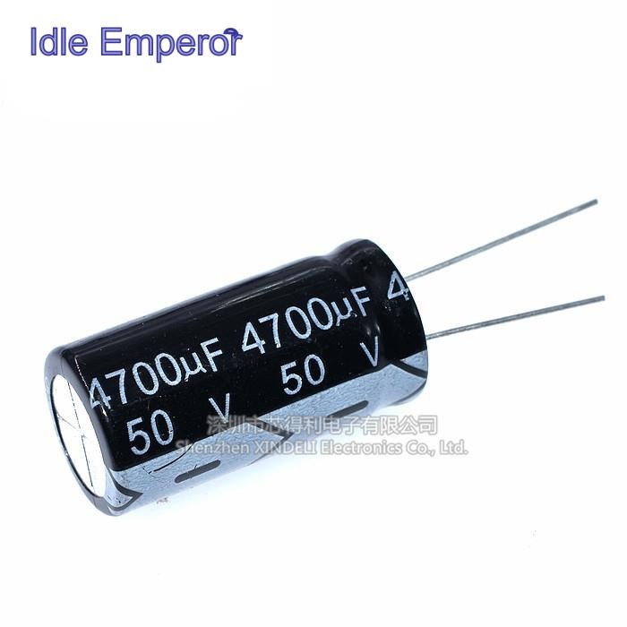 50v 4700UF Volume 18 * 35 มม.22 * 35 มม.In-Line Electrolytic Capacitor 50V 4700UF Plug-In อลูมิเนียม