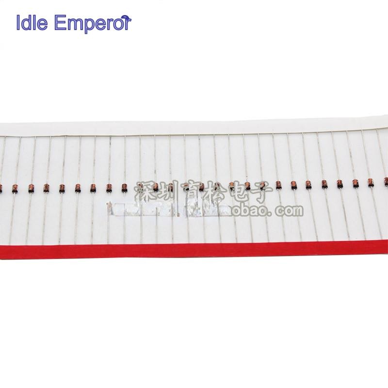 100pcs IN4148 1N4148 4148 DO-35 สวิทช์ไดโอด Plug-In ไดโอด 1N4148