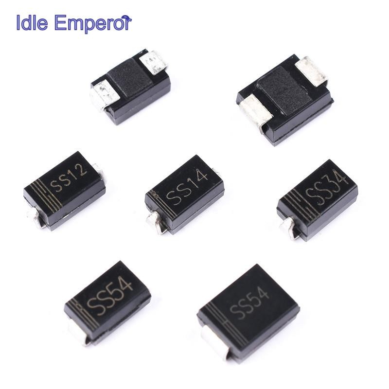 1n4007 SS12 SS14 SS24 SS36 SS54 SS34 SS110 1N5819W 1N5824 1N4007 1N4002W 1N5408 SOD323 SMA ไดโอด Pat