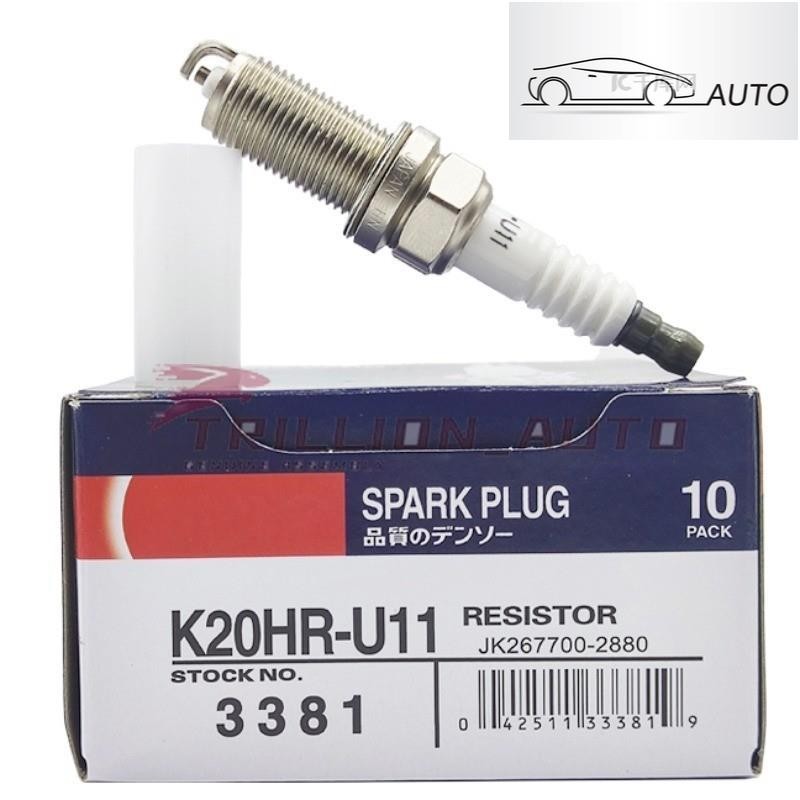 1/4pcs K20HRU11 Iridium Spark Plug สําหรับ MITSUBISHI LANCER TOYOTA CAMRY FORTUNER HIACE COMMUTER HI