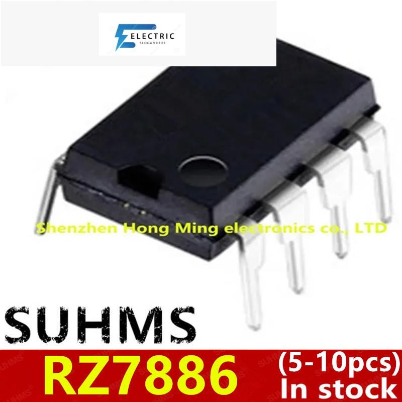 (5-10ชิ้น) 100% ใหม่ RZ7886 DIP-8 ชิปเซ็ต