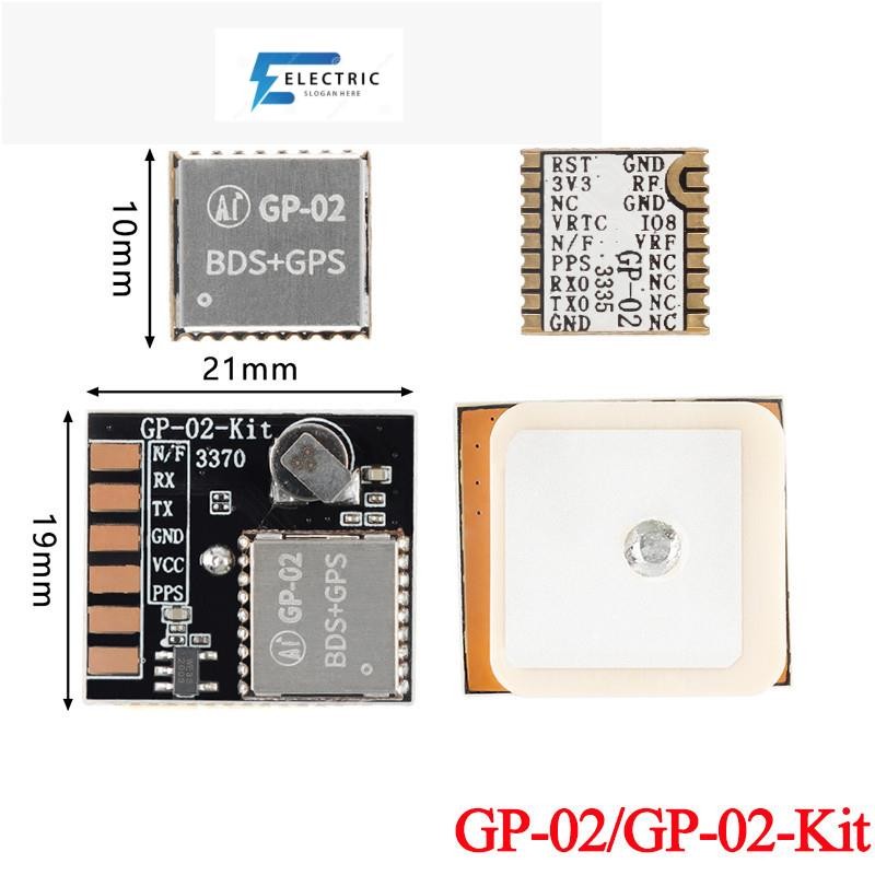 2 ชิ้น/1 ชิ้น GP-02-Kit Development Board GP-02 Dual Mode BDS GNSS Timing Module Satellite ตําแหน่งน