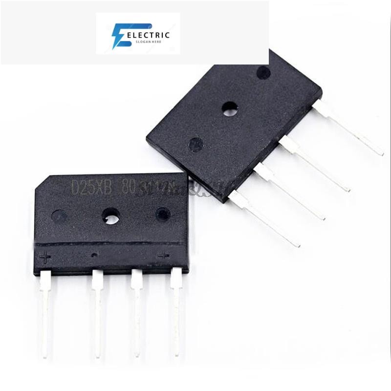 5 ชิ้น/ล็อต D25XB60 D25SB60 D25XB80 D25SB80 25A 600V/800V Power Bridge Rectifier