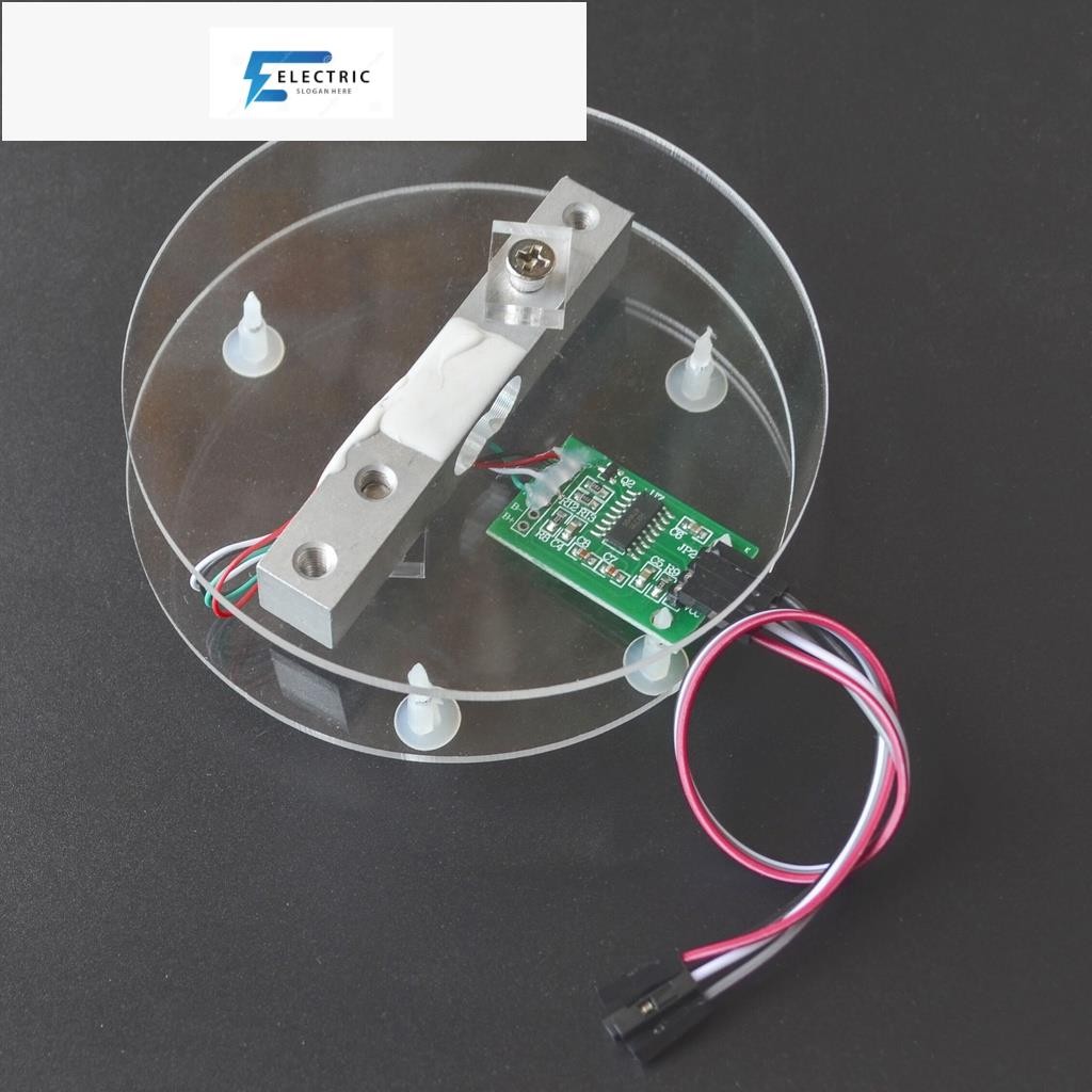 โมดูลเซนเซอร์ชั่งน้ําหนักดิจิทัล HX711 AD 5 กก. 10 กก. แบบพกพา สําหรับ Arduino Scale