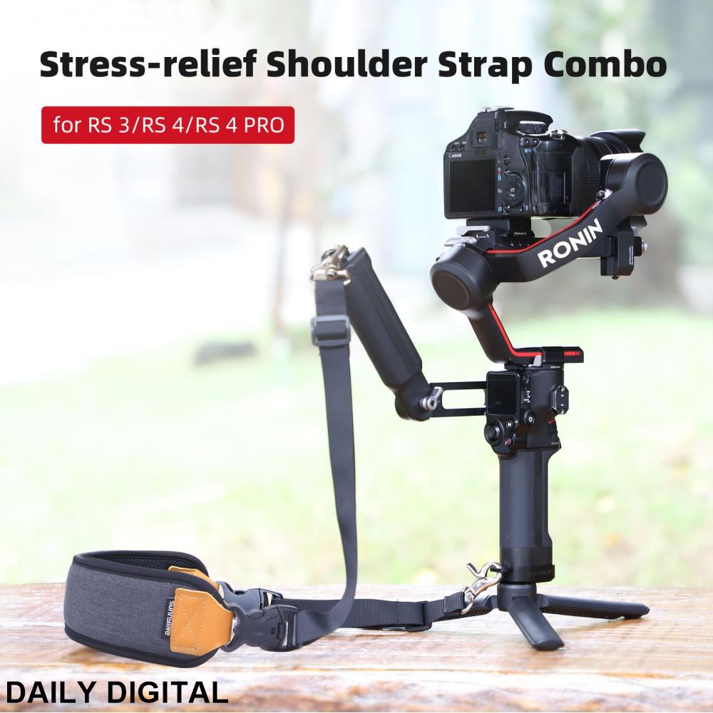 เข้ากันได้กับ Ronin RS 3/RS 4/RS4 PRO สายสะพายไหล่คลายเครียด, เชือกเส้นเล็กขวด, อุปกรณ์เสริมโคลง Ron