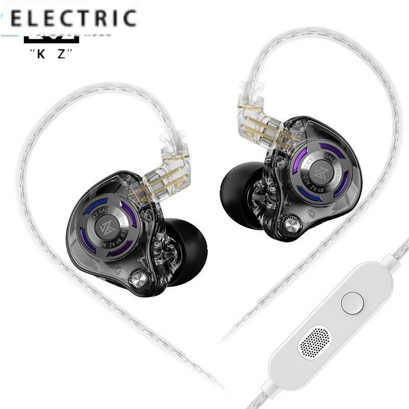 KZ Gale หูฟังชนิดใส่ในหู eSports Bass หูฟังโลหะ Ultra Linear Dynamic Driver Ergonomic In-Ear Music M