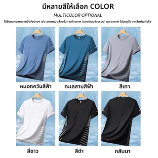 （ซื้อ 1 แถม 1）เสื้อยืดผู้ชายไซส์ใหญ่👕 เสื้อกีฬาแขนสั้น เสื้อยืดแห้งเร็ว แฟชั่น ระบายอากาศ คอกลม สวมใส่สบาย เสื้อยืด