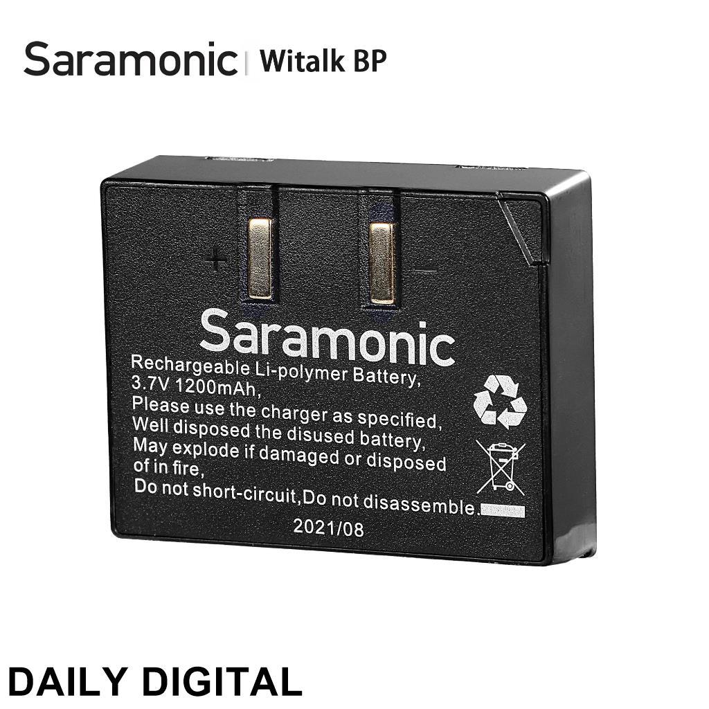 Saramonic WiTalk BP แบตเตอรี ่ สําหรับระบบ WiTalk 1.9GHz 400m คอนเดนเซอร ์ Full-Duplex Wireless Inte