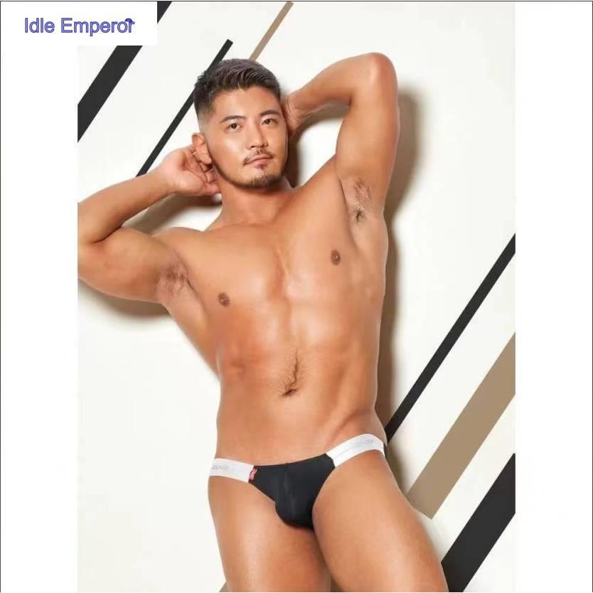 GX3 underwear กางเกงในชายเซ็กซี่ GLOSS SPORTS กางเกงในสีดํา เอวต่ํา ผ้ายืด gx3