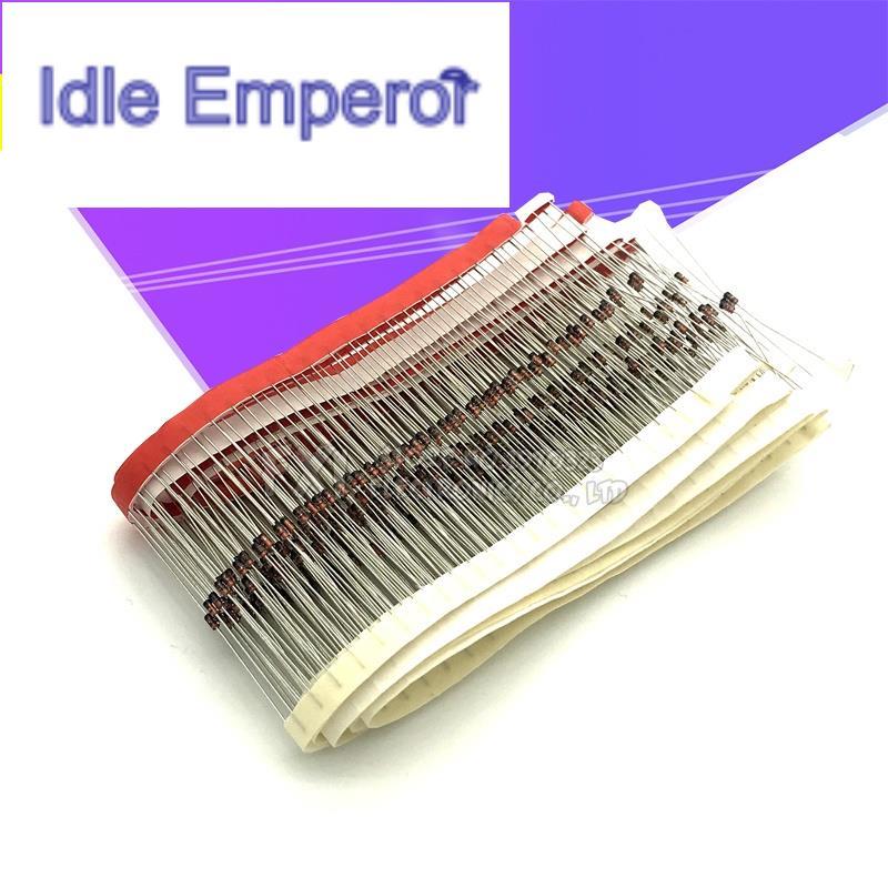 ซีเนอร์ไดโอด 1W DO-35 1N4742A 12V 1N4741A 11V 1N4740A 10V 1N4739A 9V1 1N4738A 8V2 1N4737A hjxrhgal 7