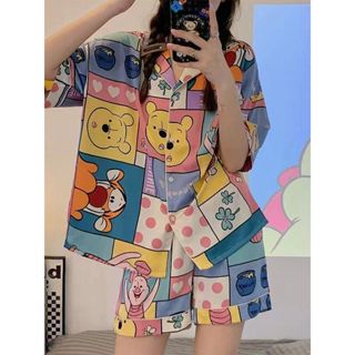 AP Stores เชตชุดนอนผู้หญิงลายกราฟิก ลายการ์ตูนน่ารักมากเวอร์…