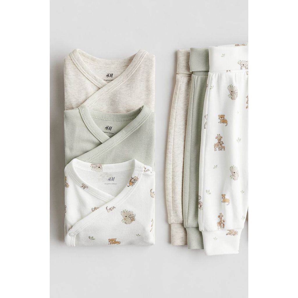 H&M(เอชแอนด์เอ็ม) ชุดผ้าคอตตอนแบบ 6 ชิ้น เด็กอ่อน 1022957_13