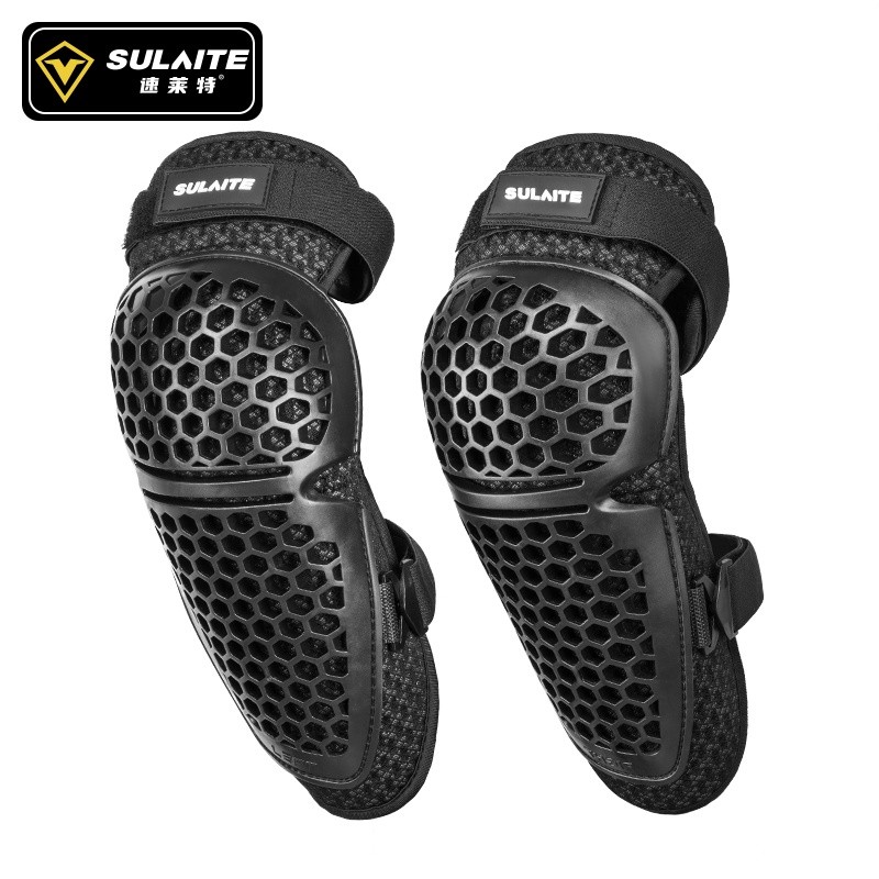 Sulaite รถจักรยานยนต์เข่าข้อศอก Pads ป้องกัน Motocross Protector Pads Guards Moto Joelheira อุปกรณ์ป้องกันเข่า Pads